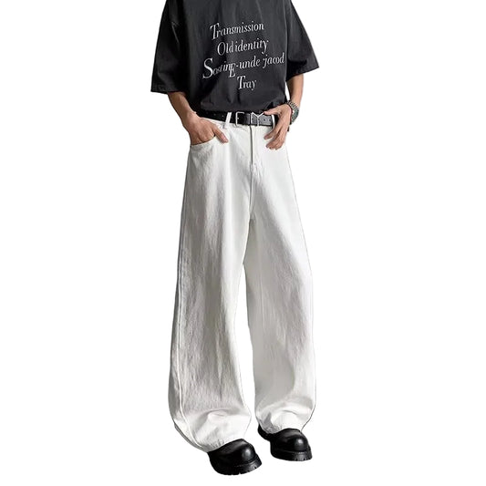 Summer Wide-Leg Denim Jeans