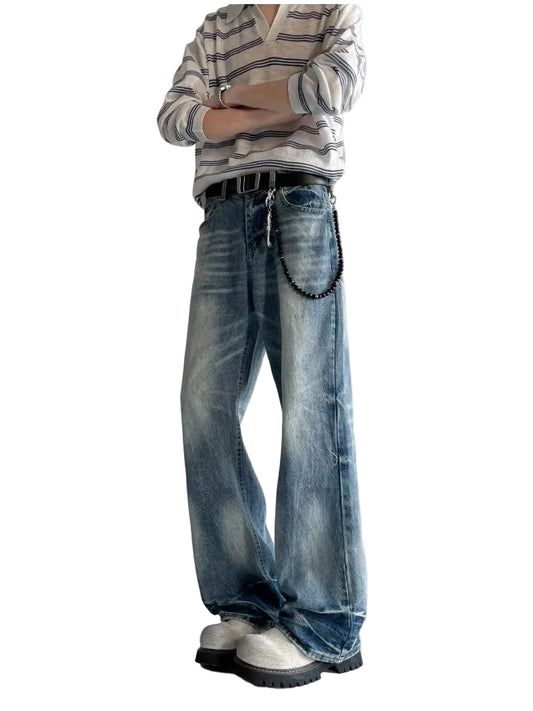 Lighting Flared Denim Jeans