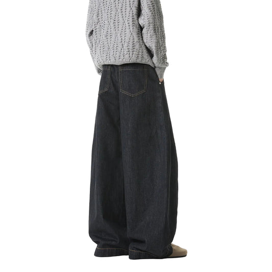 Y2K Trendy Wide-Leg Denim Jeans
