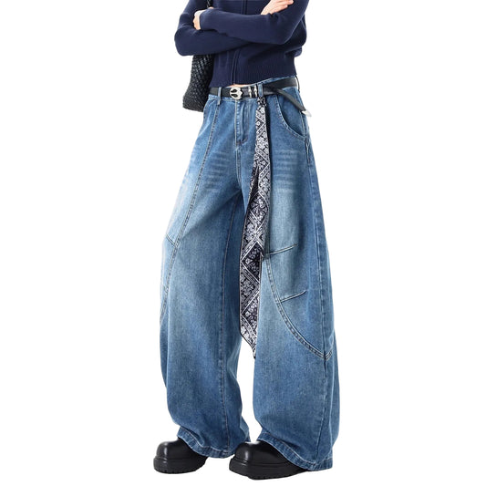 American Scarf Vintage Denim Jeans