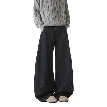 Y2K Trendy Wide-Leg Denim Jeans