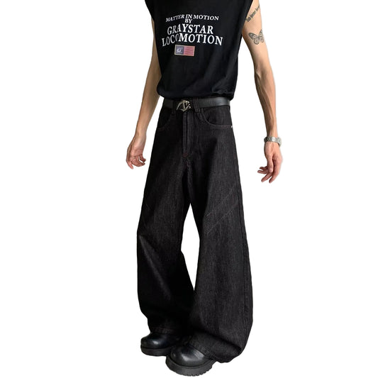 Vintage Curved Denim Jeans