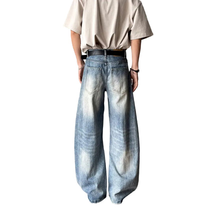 Loose Flared Denim Jeans